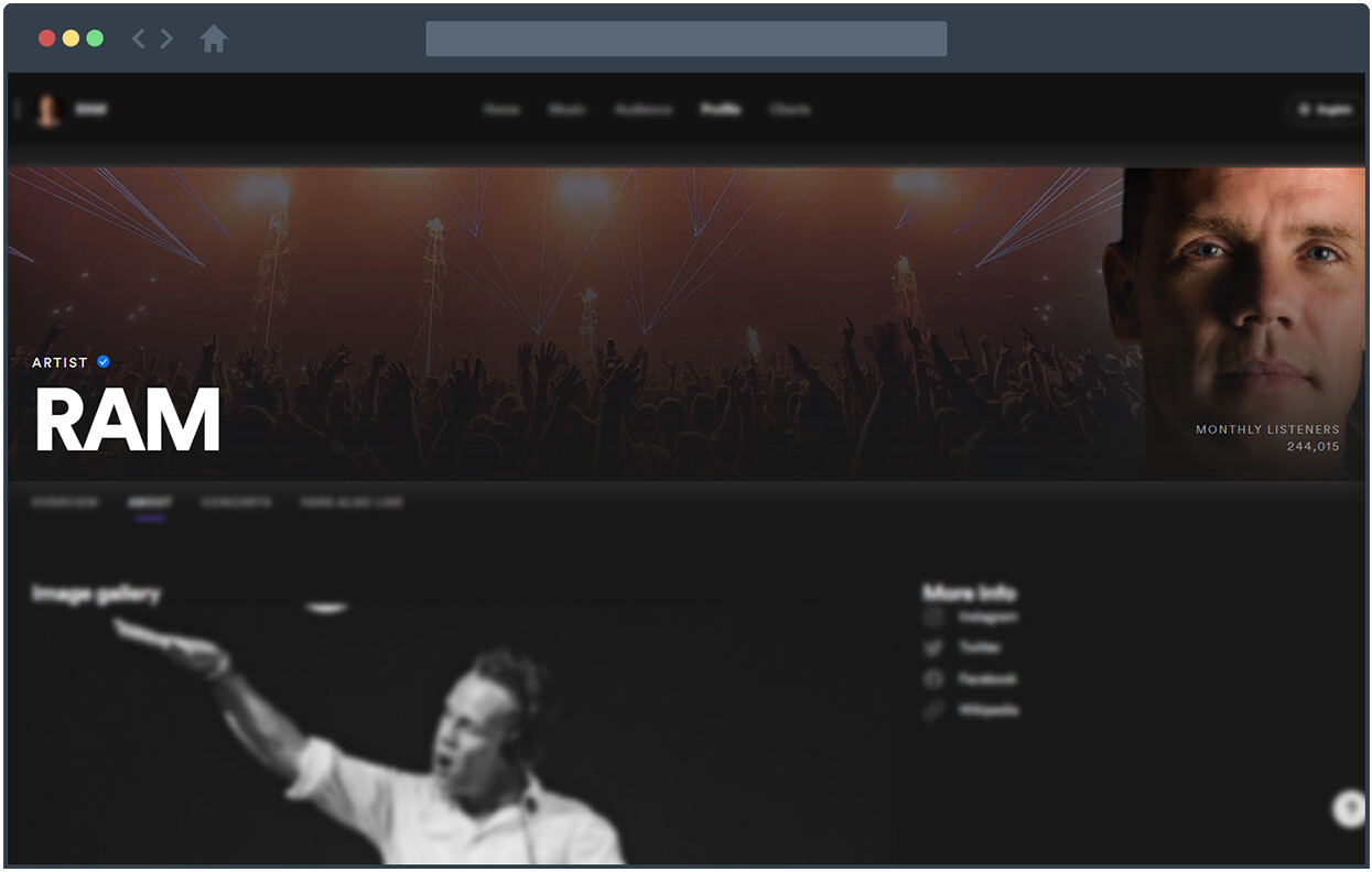 Spotify for Artists Header image